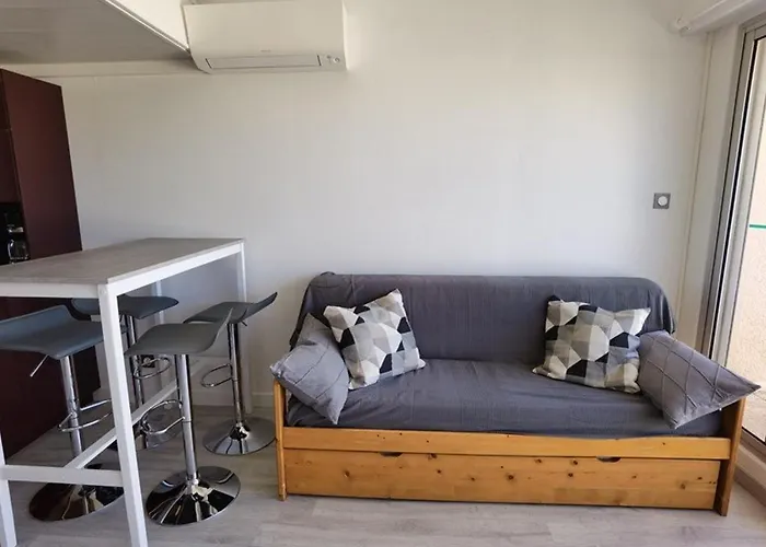 Climatisé 2 Pièces Avec Terrasse Et Parking - Classé 2 étoiles - Fr-1-326-690 Appartement Marseillan (Herault)